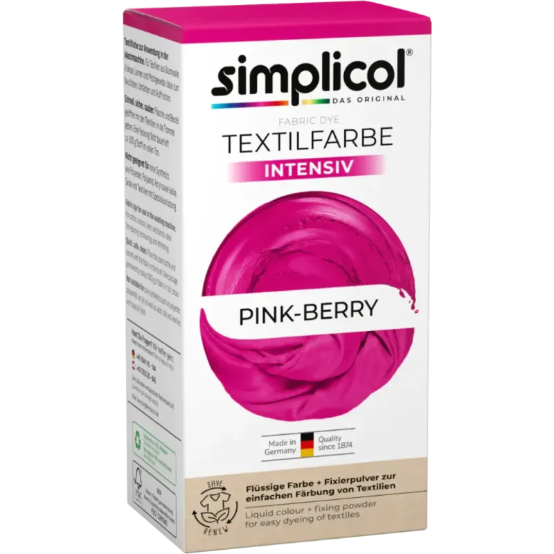 Più Venduto Colorante Tessile Intenso,Pink-Berry