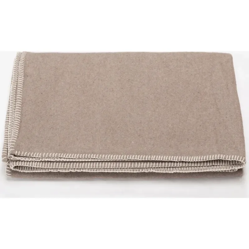 SYLT - Coperta con Punto Decorativo ,Fango Prezzo Ridotto