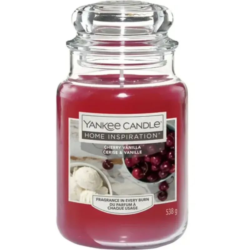 Vendita Finale Home Inspiration Candela Profumata Cherry Vanilla,Large