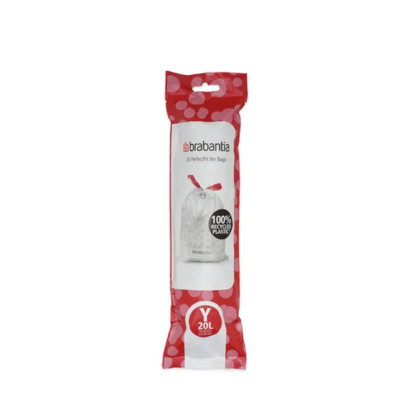 PerfectFit - Sacchetti per Bo Touch Bin, Rotolo,20 L (Y) - 20 pz. Prezzo Conveniente