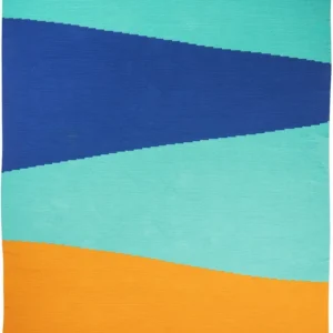 Sconto Color Flow - Coperta Lavorata a Maglia, Blu