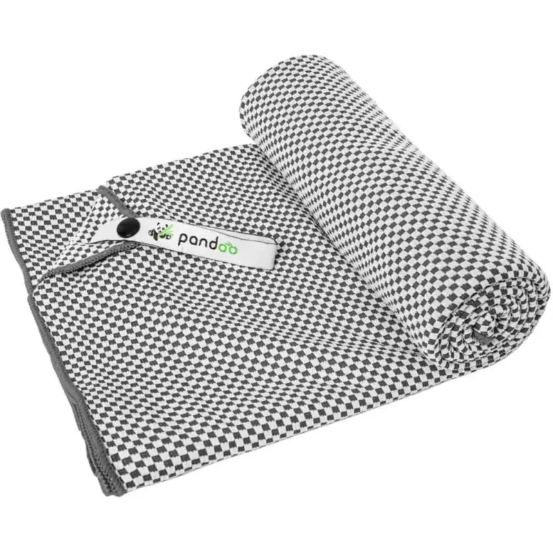 Affare Asciugamano da Viaggio in Fibra di Carbone Attivo di Bambù, 130 x 80 cm,Grigio scuro