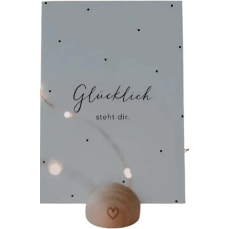 Biglietto con Aforisma,Glücklich Professionale