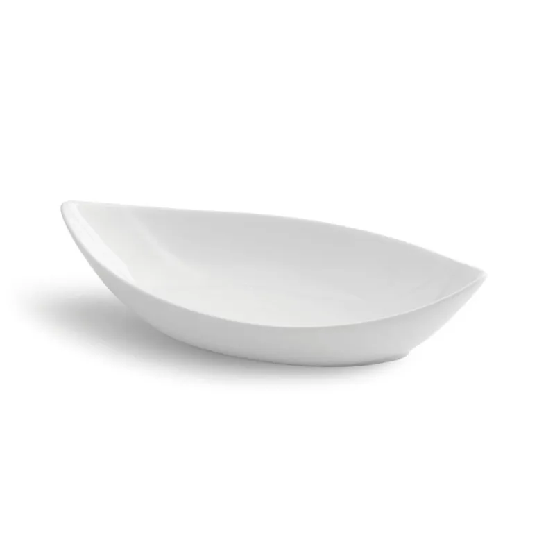 Contenitore barchetta cm 31x14xh8 Bianco Porcellana Bianco Prezzo Conveniente