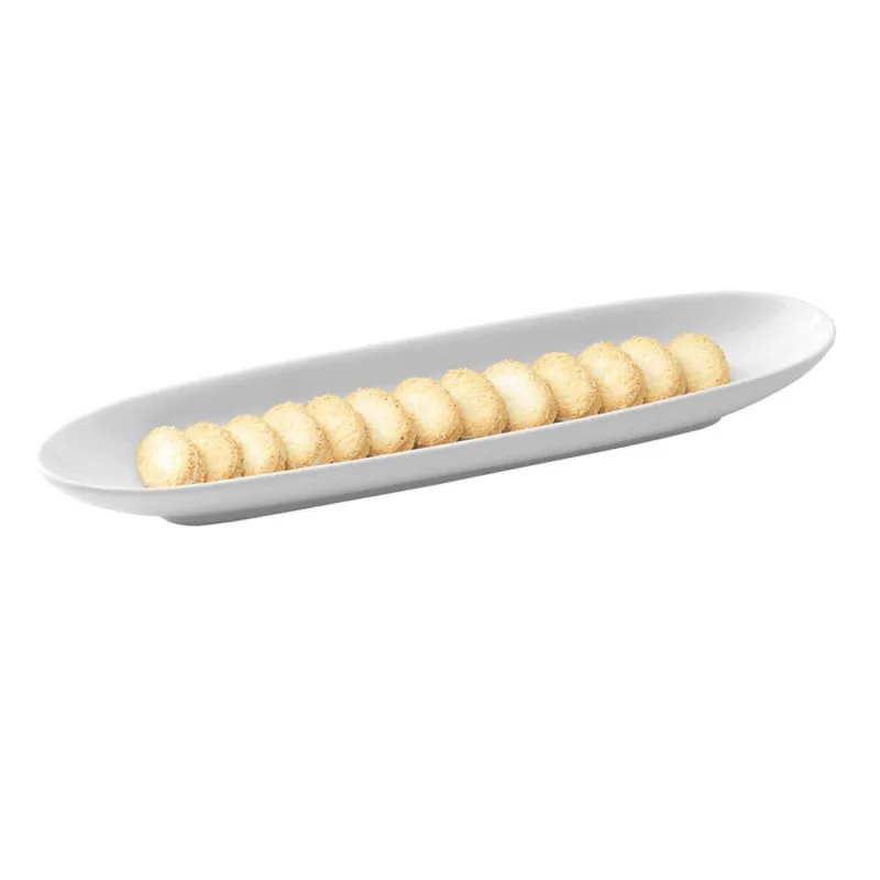 Portagrissini cm 36x9 Bianco Porcellana Bianco Reso Gratuito