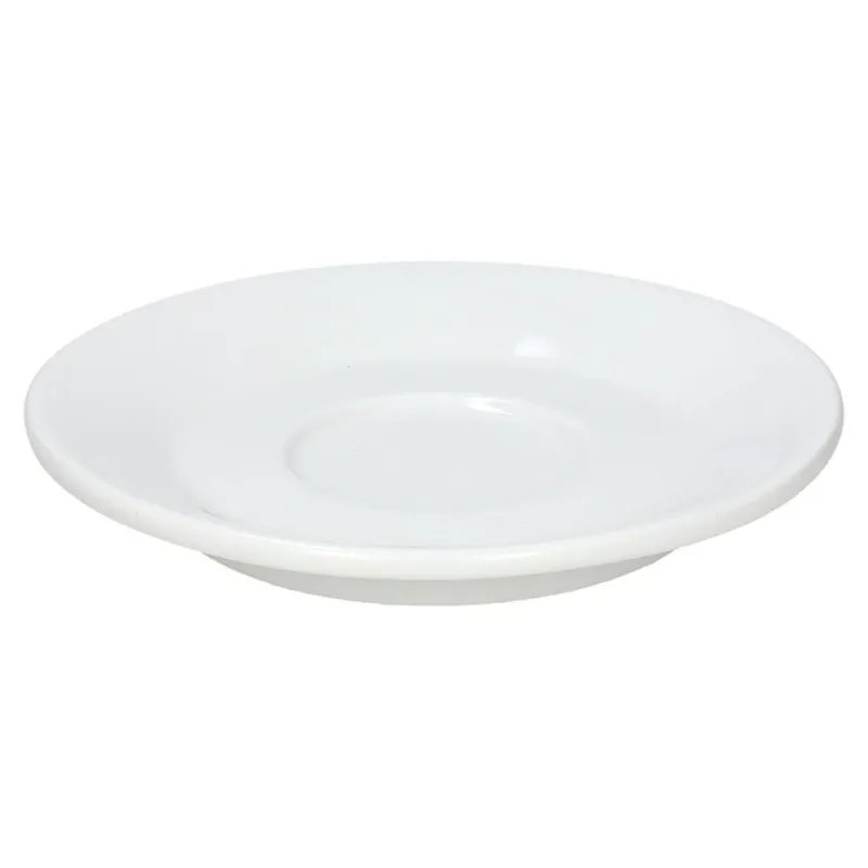 Piattino caff è cm 12 Bianco Porcellana Bianco Ultime Pezzi