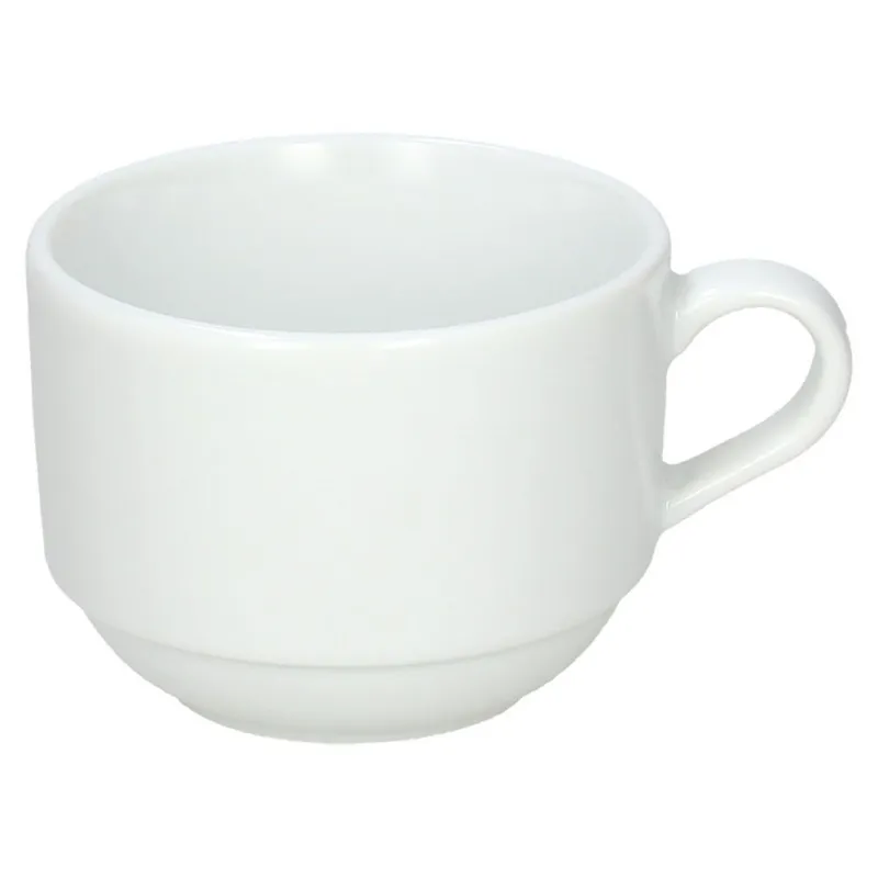 Tazza t è senza piatto cc 220 impilabile Bianco Porcellana Bianco Miglior Prezzo