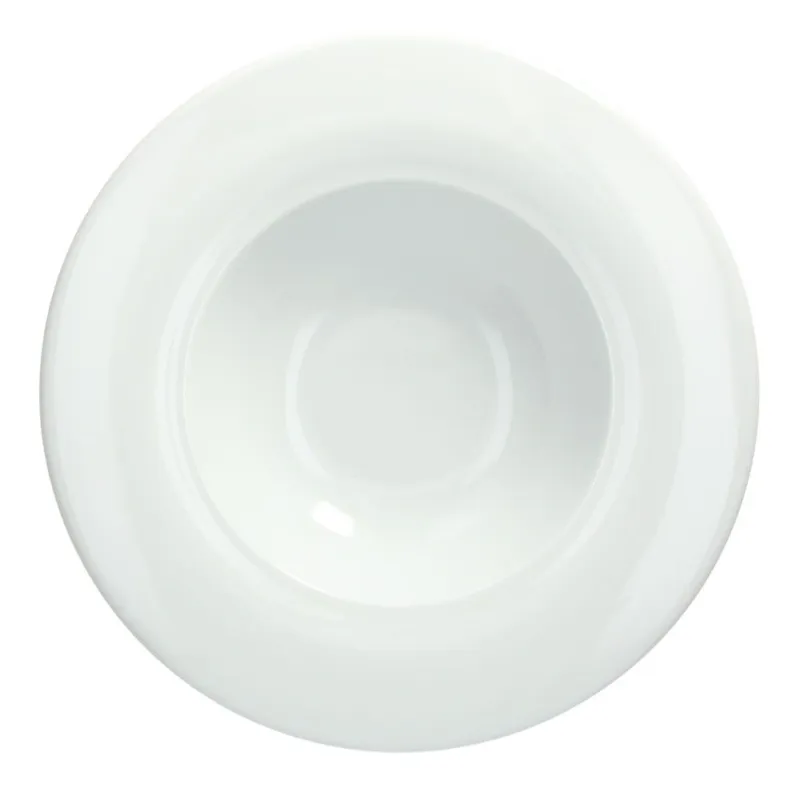 Piatto fondo gourmet cm 24 Bianco Porcellana Bianco Di Tendenza