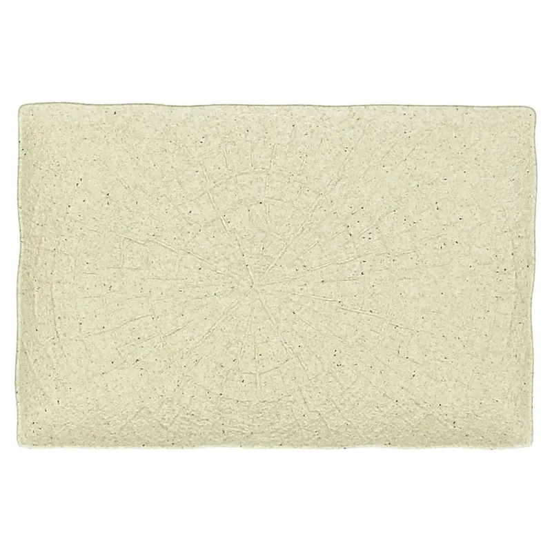 Prezzo Scontato Piatto rettangolare cm. 23,5x15,5 Salento Porcellana Giallo