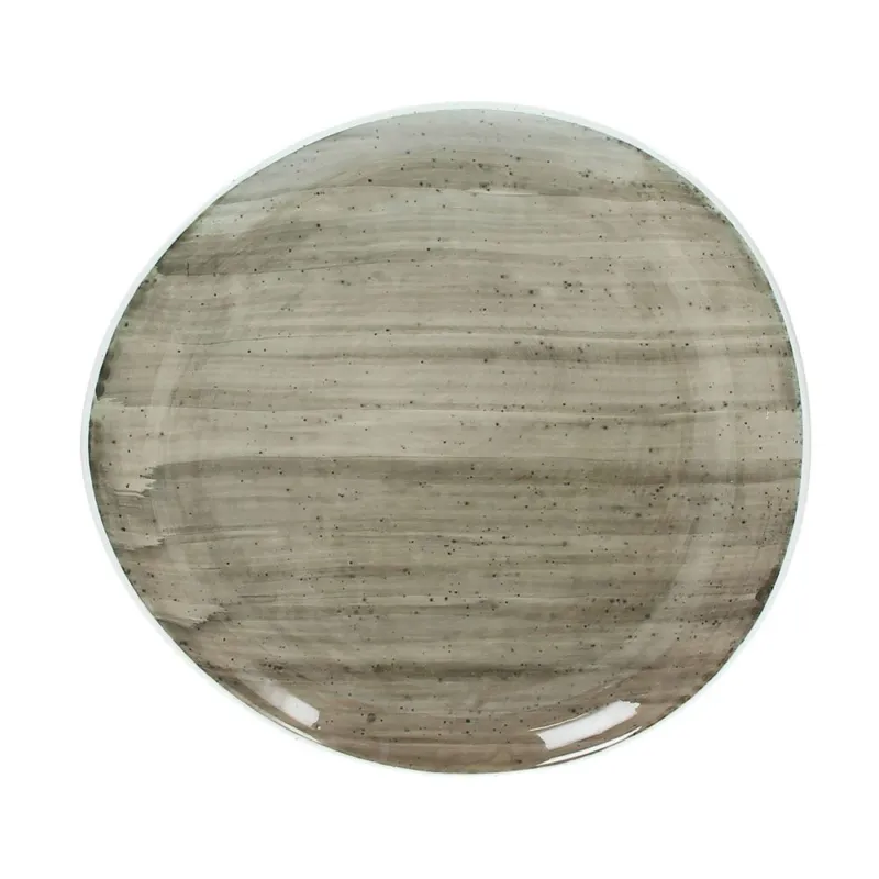 Scelto Dai Clienti Rotondo piano cm 31 Grey Porcellana Grigio