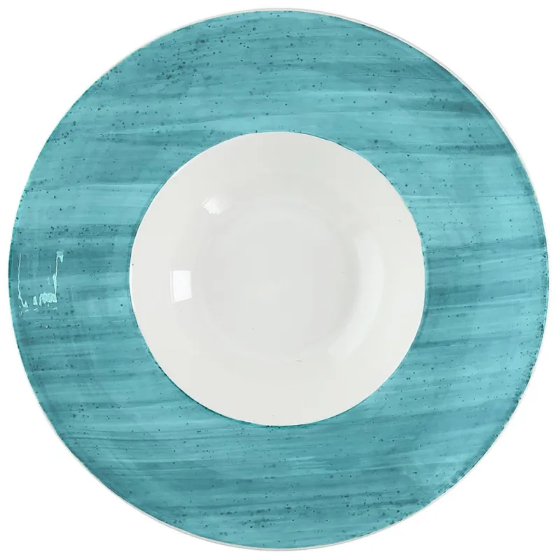 Offerta Limitata Piatto fondo gourmet cm 27 Blue Porcellana Blu