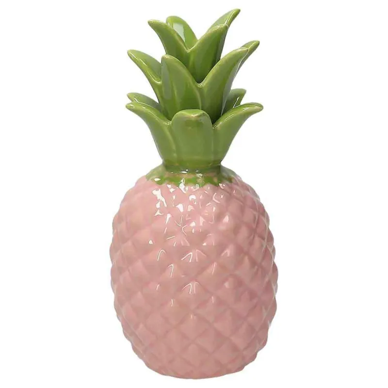 Ananas piccolo 19 cm Ceramica Rosa Novità