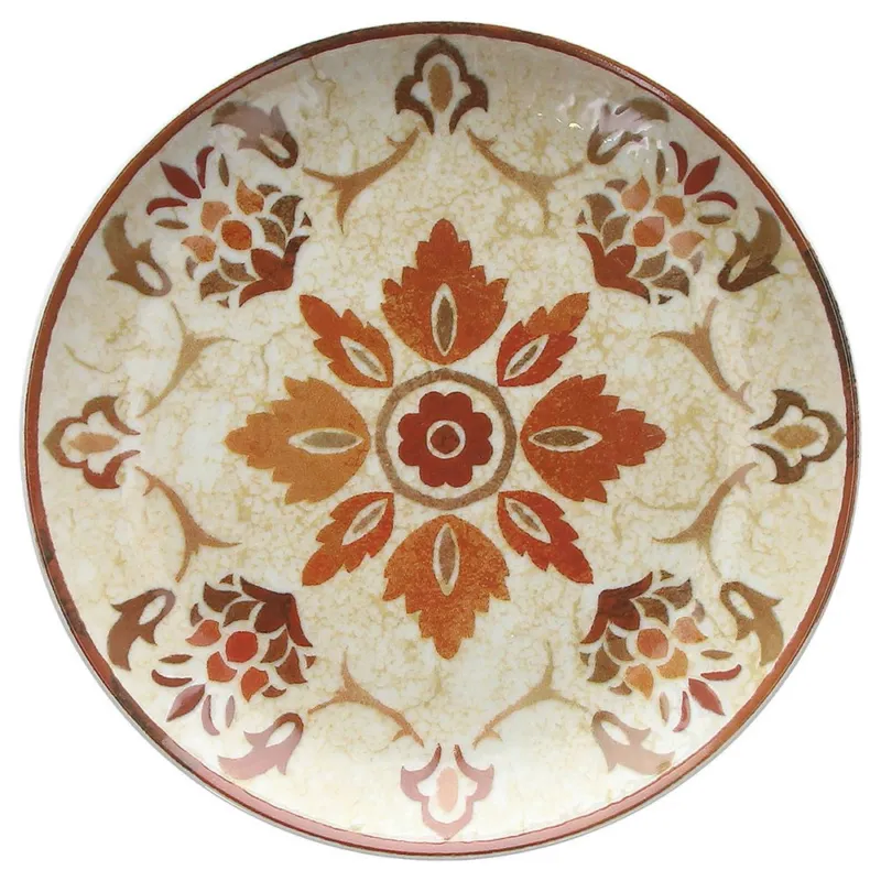 Piatto dessert cm 20 Tangerine Porcellana Multicolor Professionale