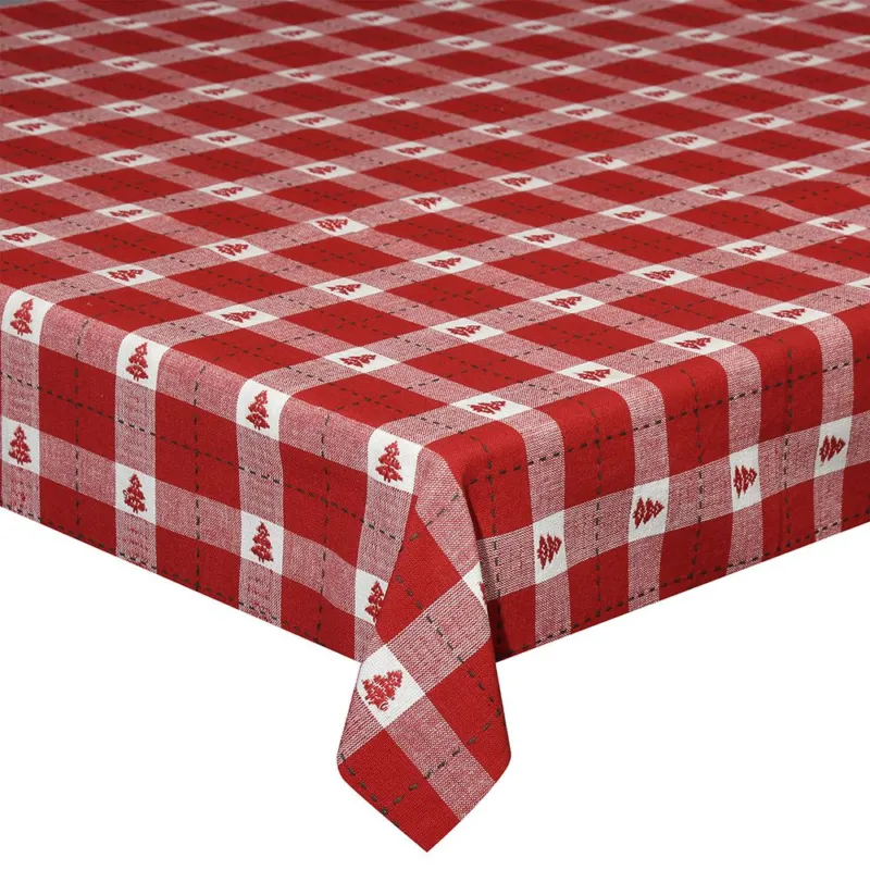 Tovaglia cm 150x300 Garnet Cotone Rosso Vendita Finale