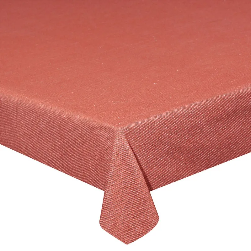 Tovaglia cm 150x300 Twist corallo Cotone Rosso Affare