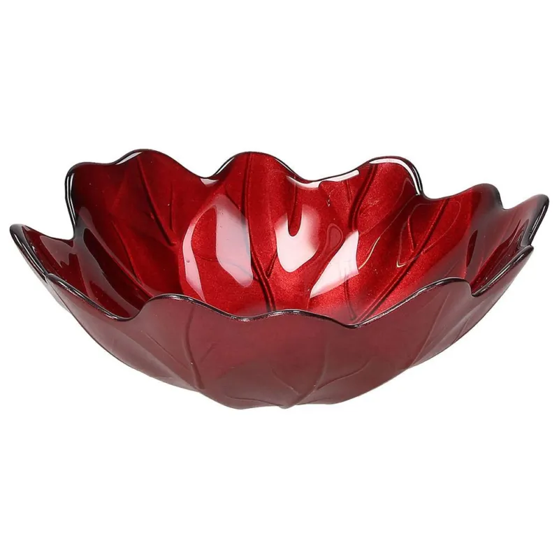 Ciotola grande 450 cc Red Star Vetro Rosso Esclusivo