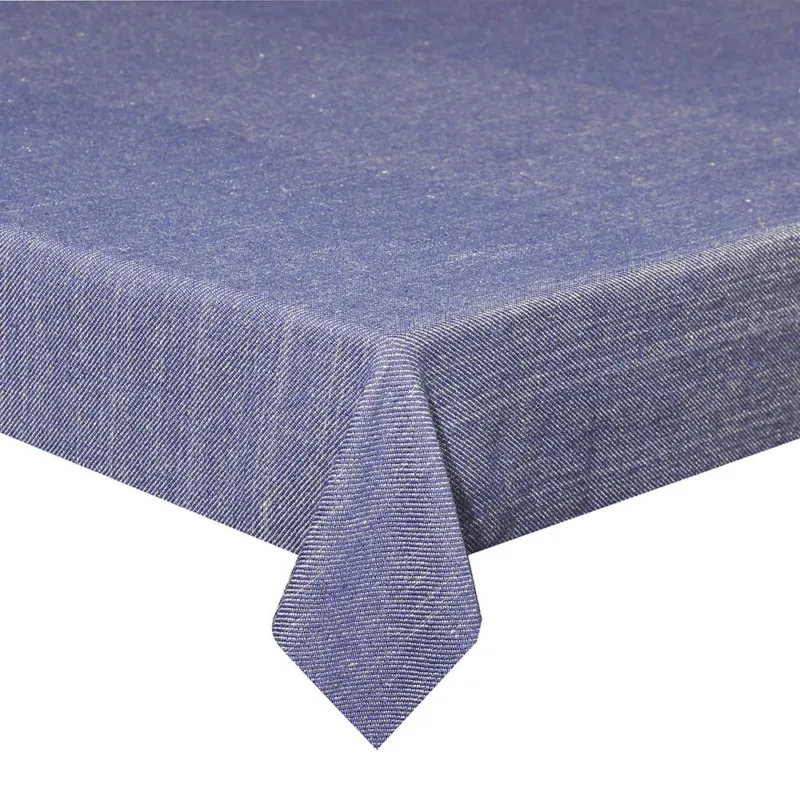 Tovaglia cm 150x350 Denim Cotone Blu Compra Oggi Stesso