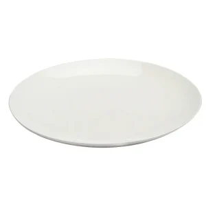 Piatto piano 24 cm Perla Bianco New Bone China Reso Gratuito