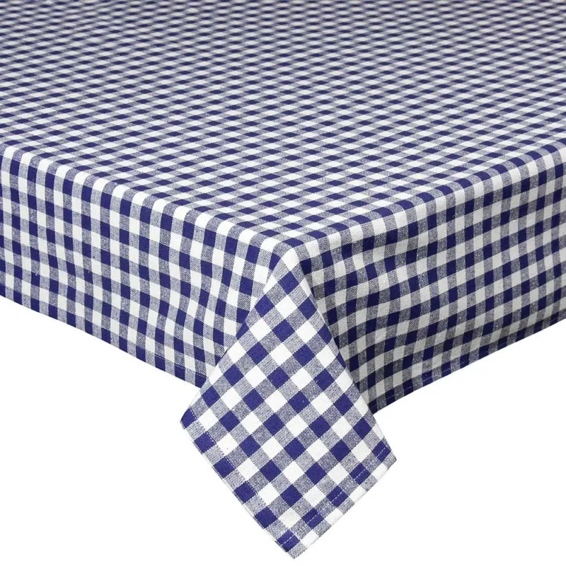 Promozione Tovaglia cm 140x180 Vichy blu Cotone Blu