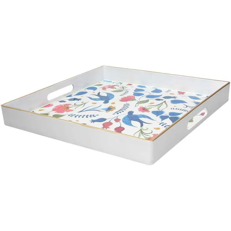 Vassoio cm 33x33 Alchimia Plastica Multicolor Prezzo Conveniente
