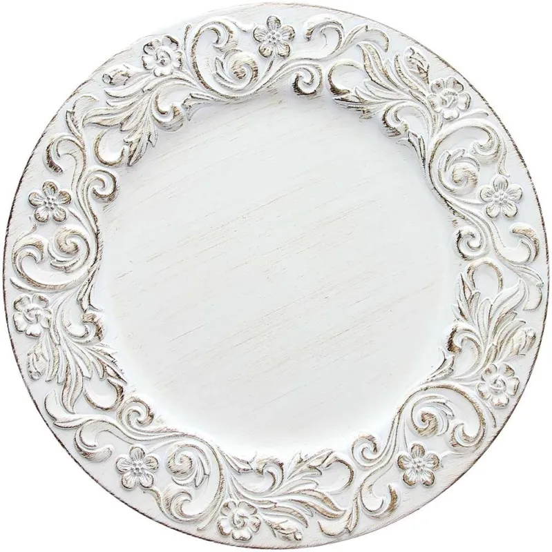 Prezzo Conveniente Sottopiatto bianco greca cm33 Liberty Plastica Bianco