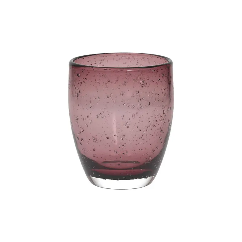 Bicchiere Bubble cc 380 Viola Vetro Viola Spedizione Espresso