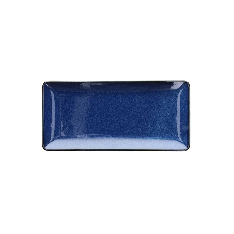 Rettangolare sashimi cm 28x13,5 Blu Stoneware Blu Vendita Finale