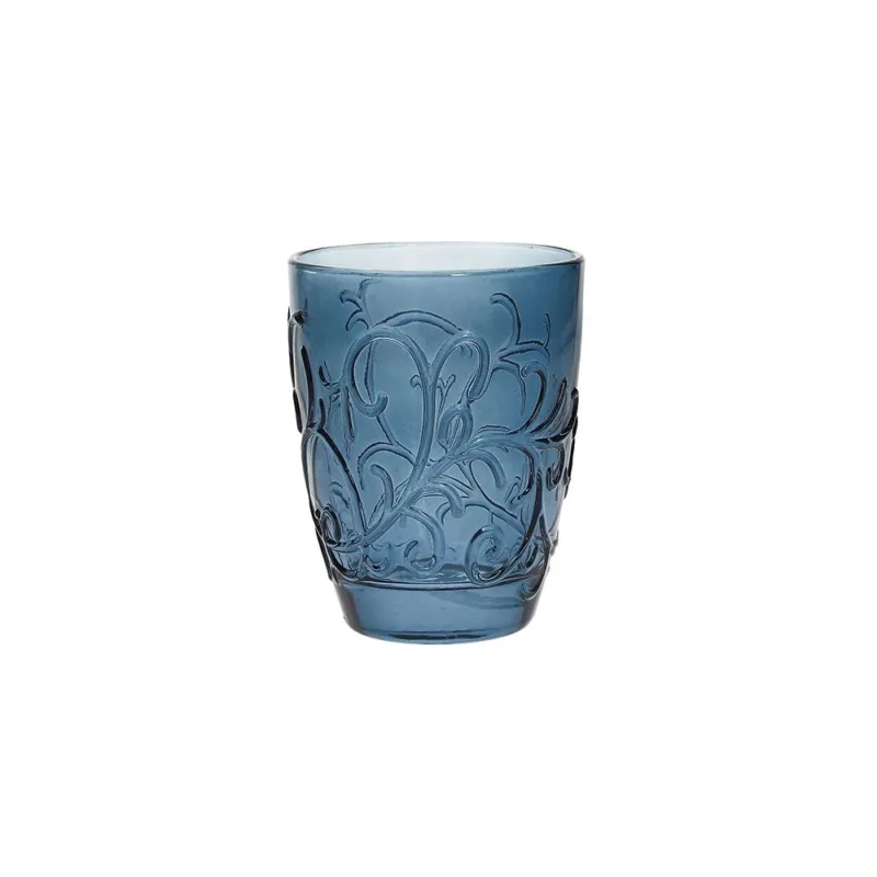 Bicchiere cc 260 Blu Vetro Blu Non Perdere