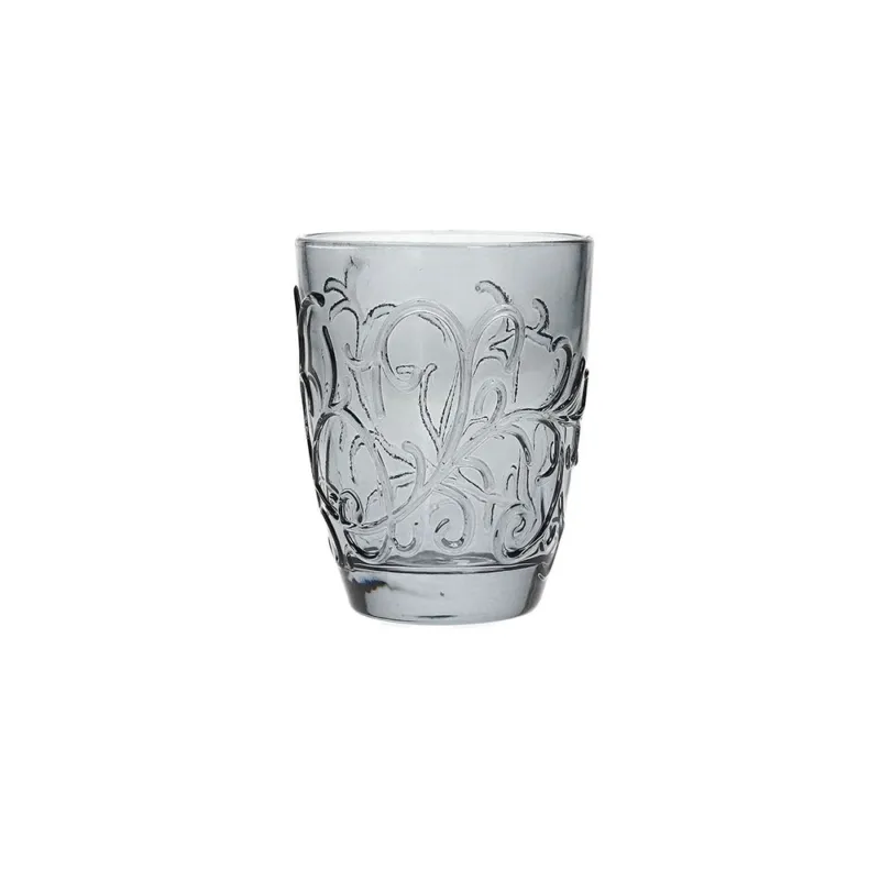 Popolare Bicchiere cc 260 Grigio Marriage Vetro Grigio