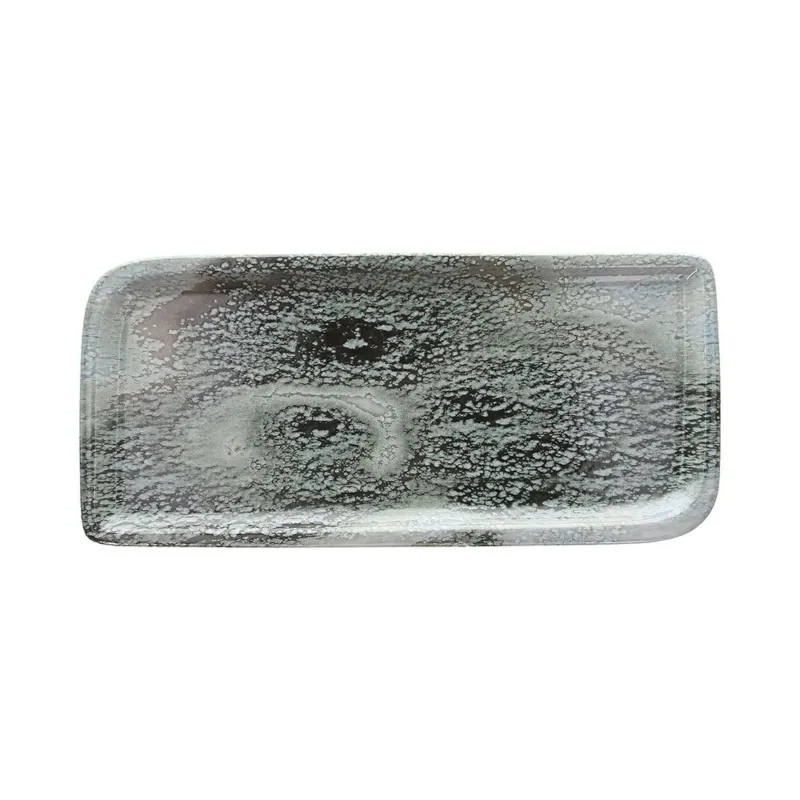 Compra Online Piatto rettangolare cm36x16,5 Iceland Porcellana Verde