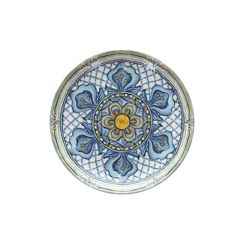 Piatto piano cm 28 Positano Porcellana Blu Prezzo Scontato