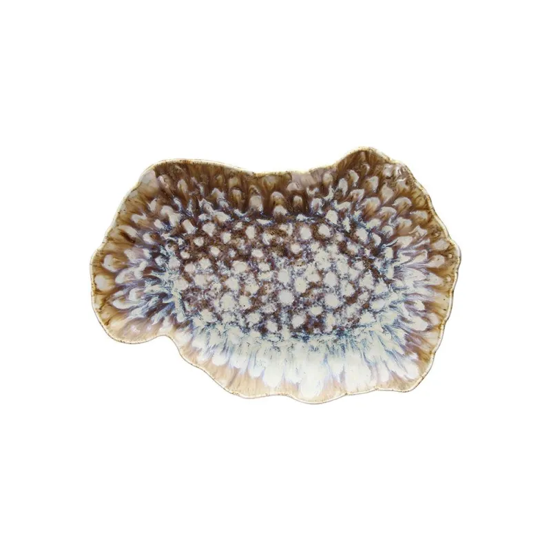 Prezzo Scontato Ovale cm 30x20 Marine Porcellana Ambra
