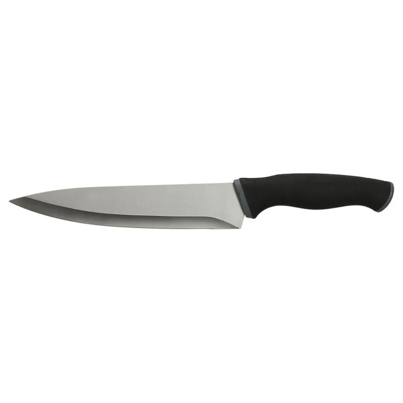Coltello multiuso 20 cm ss Acciaio Nero Pagamento Sicuro