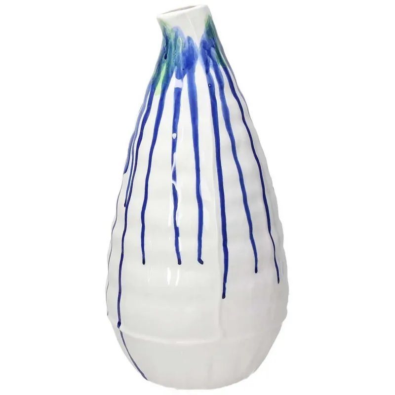 Vaso H 35 cm Blu Prezzo Basso