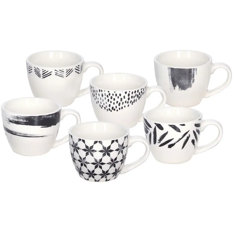 Ultime Pezzi Tazza caffè senza piatto cc 80 Zenith New Bone China Nero