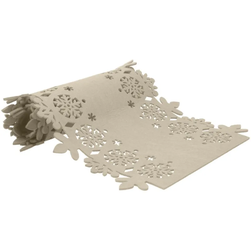 Runner cm 40x120 in feltro Feltro beige Feltro Beige Miglior Prezzo