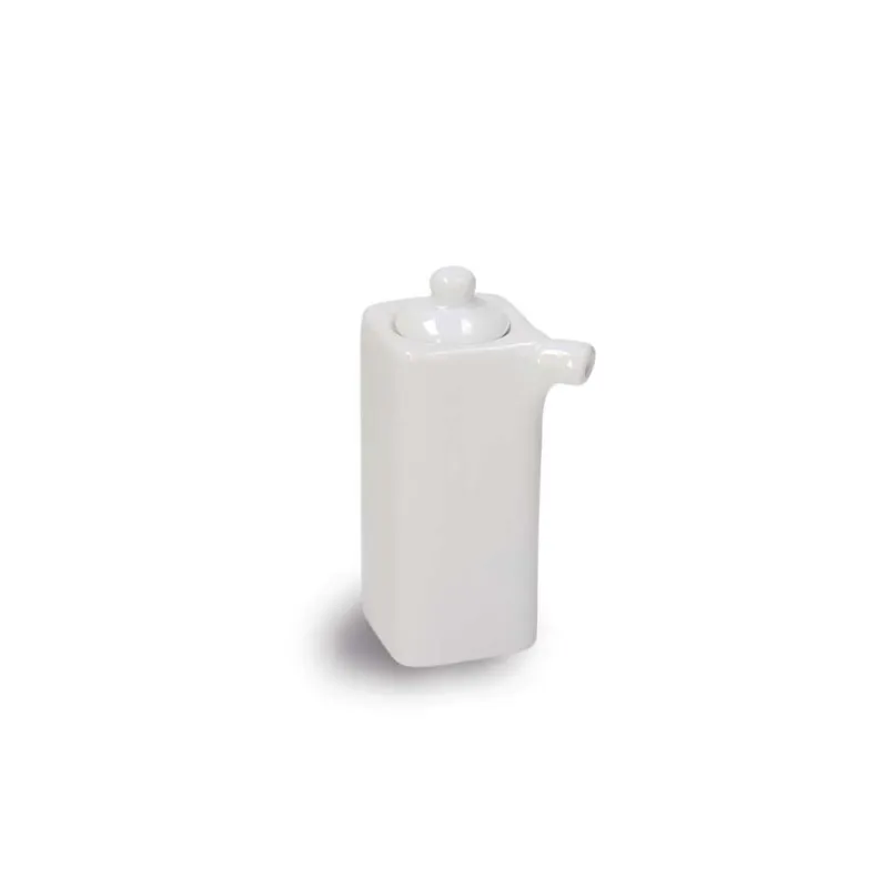 Compra Online Bottiglia per salsa di soia con coperchio cc 90 Porcellana Bianco
