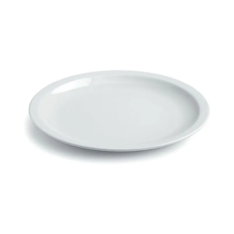 Spedito Oggi Piatto piano 26 cm Porcellana Bianco