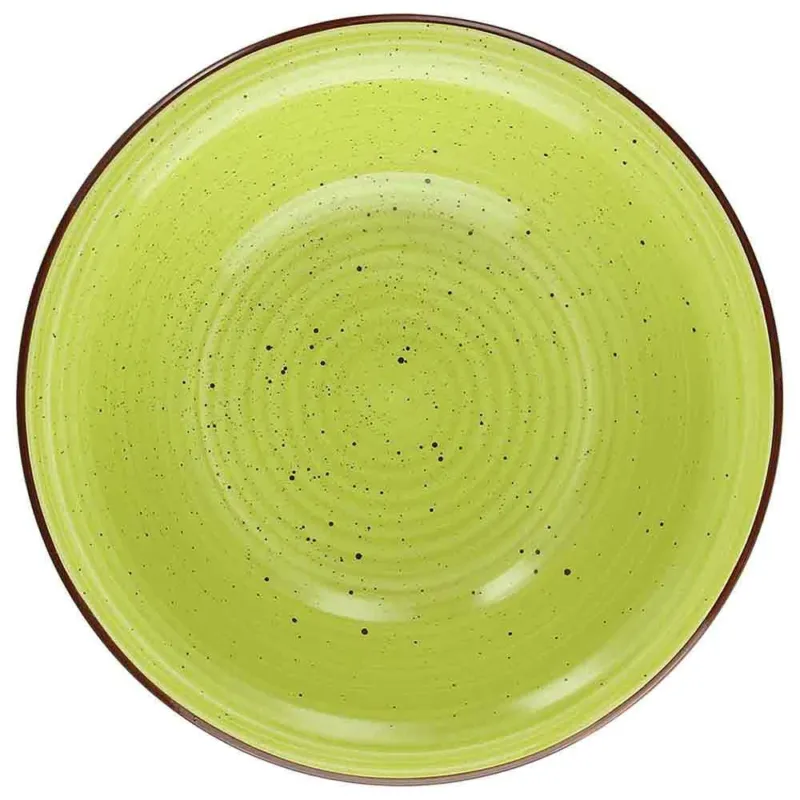 Reso Gratuito Piatto piano cm 27 Verde Art&Pepper Stoneware Verde