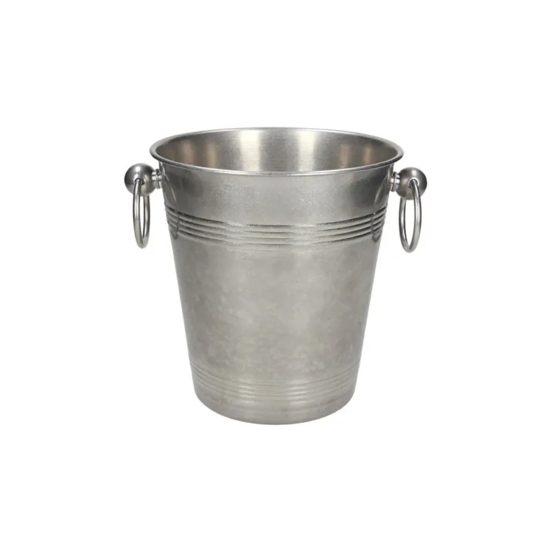 Secchiello 11,5 cm x H 5 cm Acciaio inox Argento Offerta Limitata