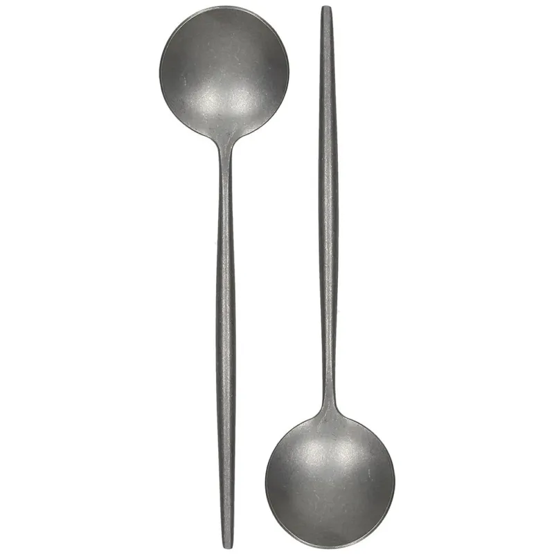 Set 2 cucchiai Skewer Acciaio inox Argento Quantità Limitata