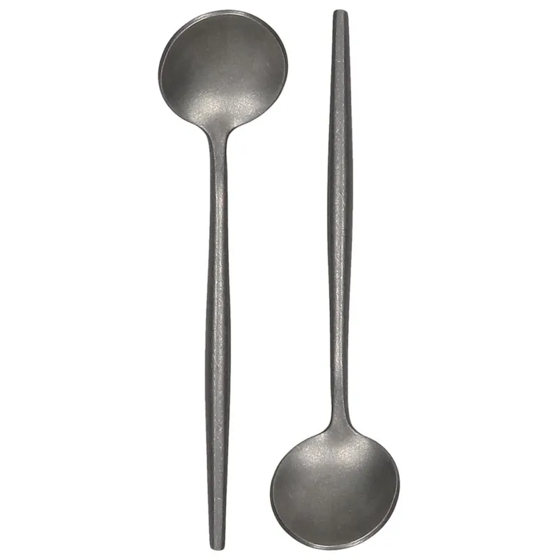 Offerta Speciale Set 2 cucchiai caffè Skewer Acciaio inox Argento