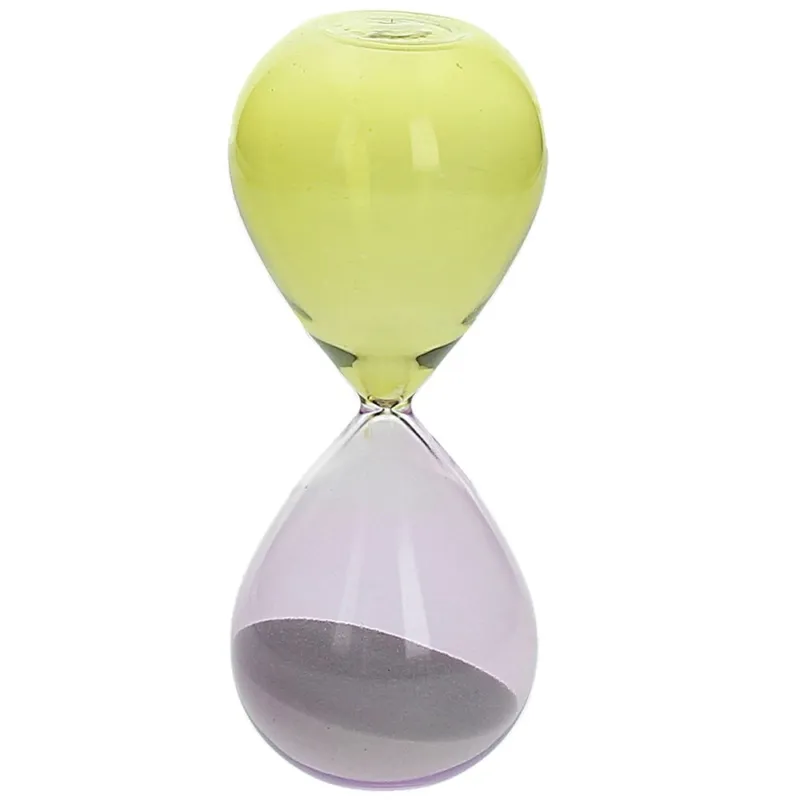 Clessidra H 16 Bicolor Glass Design Time Vetro Multicolor Popolare