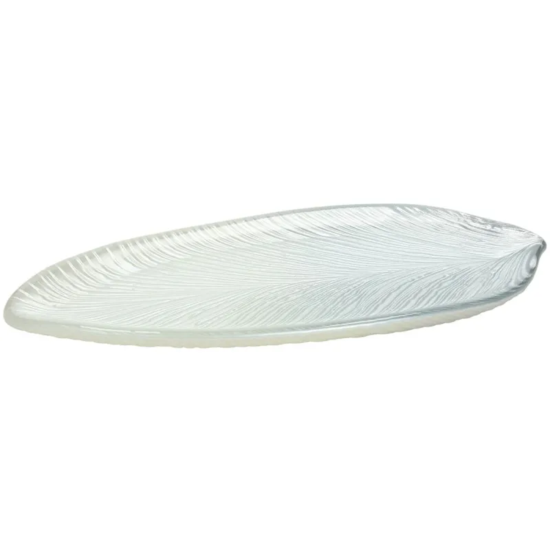 Foglia Grigia Cm 30 Galassia Leaf Vetro Grigio Must-Have