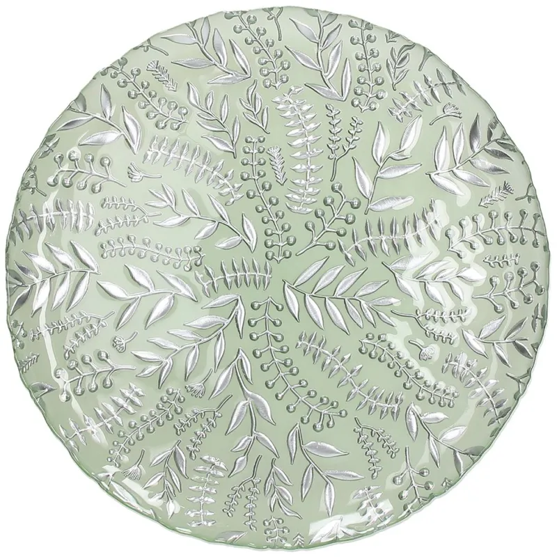Offerta Speciale Sottopiatto 33 Cm Verde Galassia Floris Vetro Verde