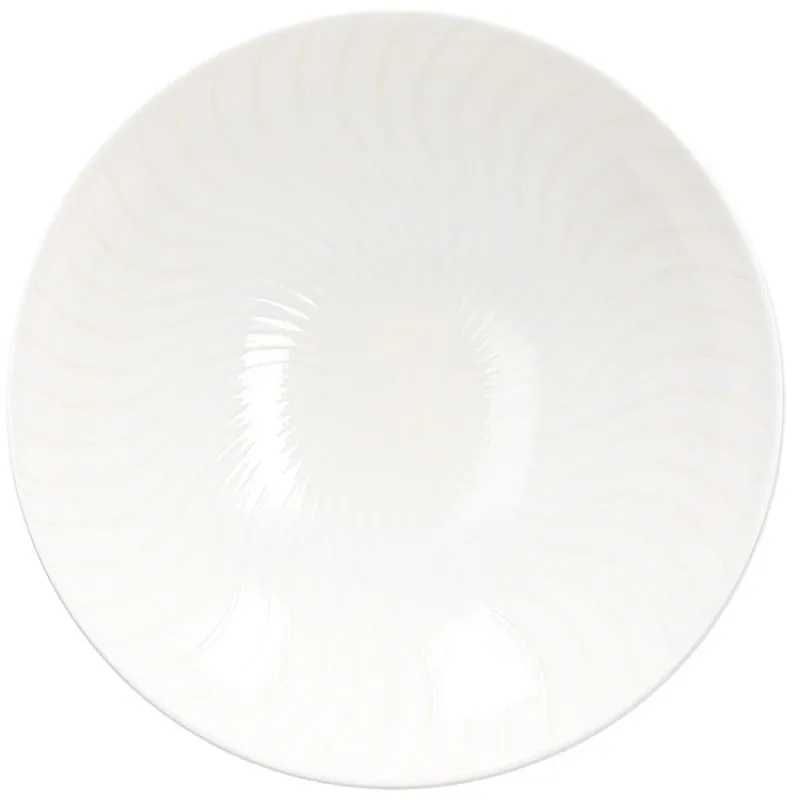 Compra Oggi Stesso Piatto Fondo Cm 21,5 Moon Ivory Porcellana Bianco