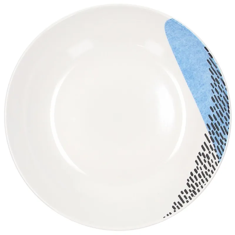 Prezzo Di Fabbrica Piatto Fondo 20 cm Ikonic Porcellana Blu