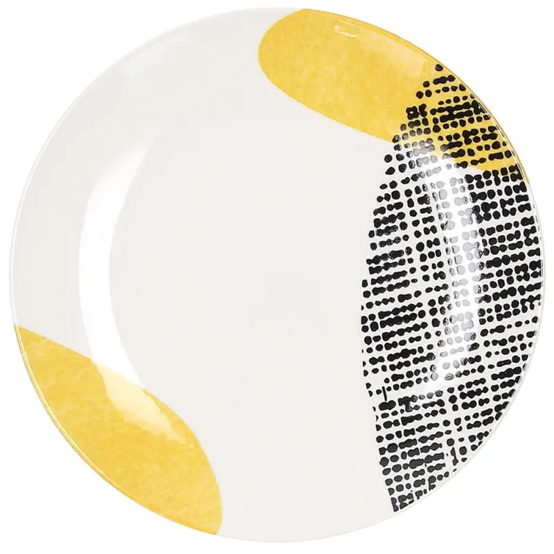 Bestseller Piatto Dessert 19 cm Ikonic Porcellana Giallo