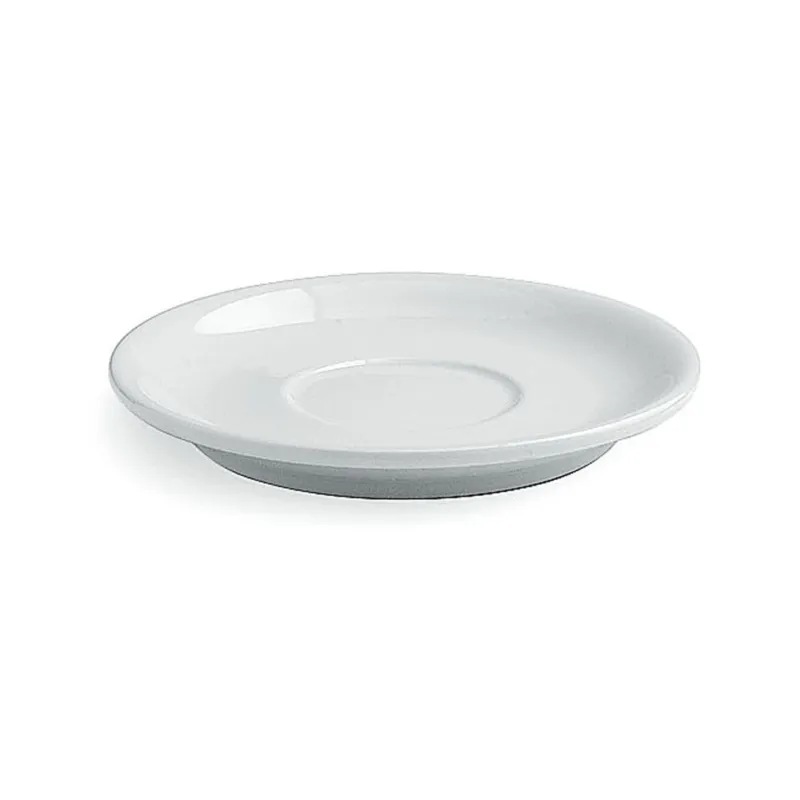 Piattino colazione 16 x H 2 cm Porcellana Bianco Occasione Imperdibile