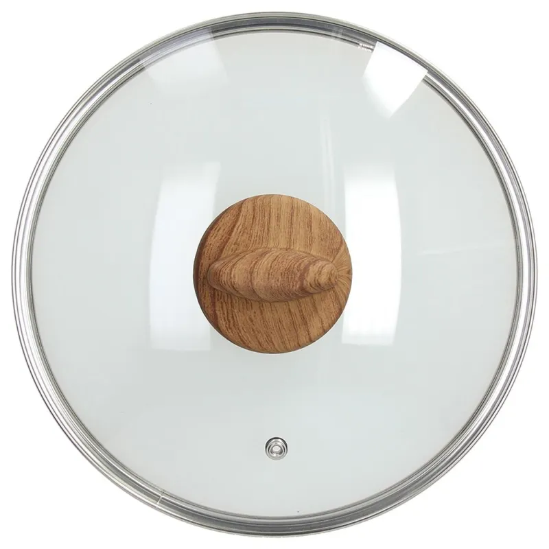 Offerta Limitata Coperchio con foro 28 cm Vetro Trasparente